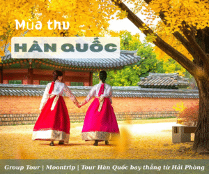 HẢI PHÒNG - SEOUL - ĐẢO NAMI - LOTTE WORLD - LÀNG CỔ SONGWOL-DONG - TRẢI NGHIỆM LÀM KIM CHI & MẶC ÁO HANBOK