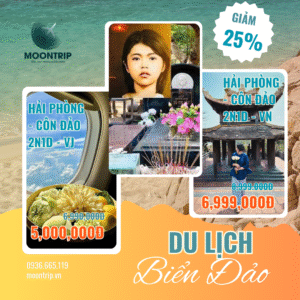 COMBO HẢI PHÒNG - CÔN ĐẢO 2N1Đ | Hàng không Vietjet Air | Khách sạn 2 sao trung tâm
